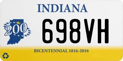 IN license plate 698VH