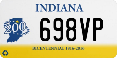 IN license plate 698VP