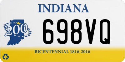 IN license plate 698VQ