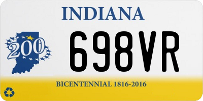 IN license plate 698VR