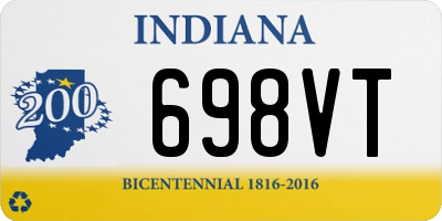 IN license plate 698VT