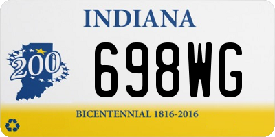 IN license plate 698WG