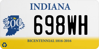 IN license plate 698WH