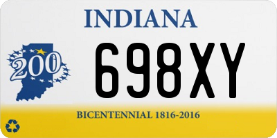 IN license plate 698XY