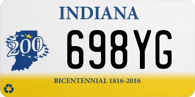IN license plate 698YG