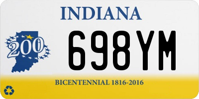 IN license plate 698YM