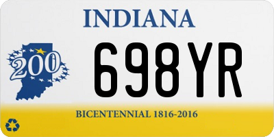 IN license plate 698YR
