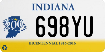 IN license plate 698YU