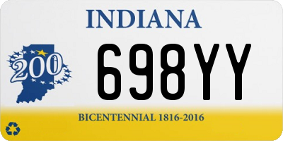 IN license plate 698YY