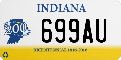 IN license plate 699AU