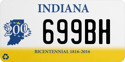 IN license plate 699BH