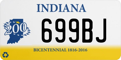 IN license plate 699BJ