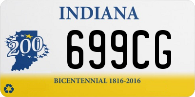 IN license plate 699CG