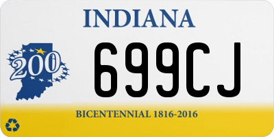 IN license plate 699CJ