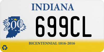 IN license plate 699CL