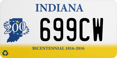 IN license plate 699CW
