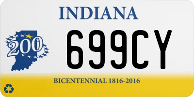 IN license plate 699CY