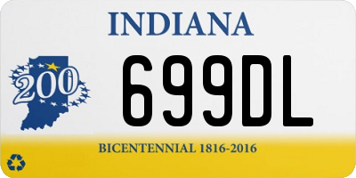 IN license plate 699DL