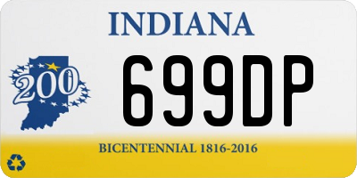 IN license plate 699DP