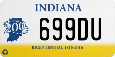 IN license plate 699DU