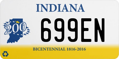 IN license plate 699EN