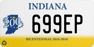 IN license plate 699EP