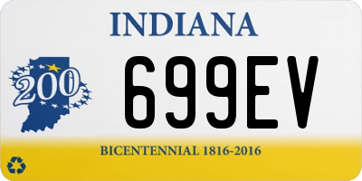 IN license plate 699EV
