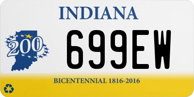 IN license plate 699EW