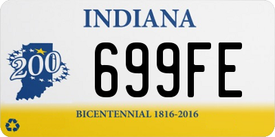 IN license plate 699FE