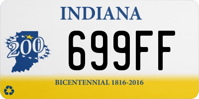 IN license plate 699FF