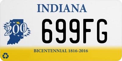 IN license plate 699FG