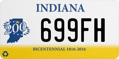 IN license plate 699FH