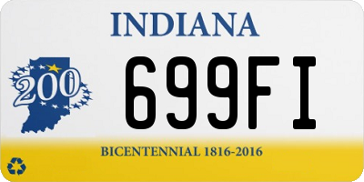 IN license plate 699FI