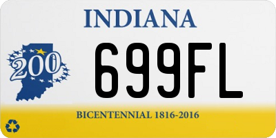 IN license plate 699FL