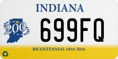 IN license plate 699FQ