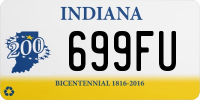 IN license plate 699FU