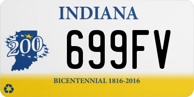 IN license plate 699FV