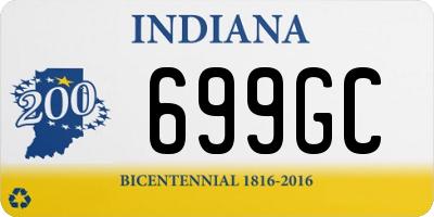 IN license plate 699GC