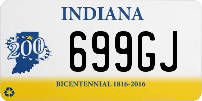 IN license plate 699GJ