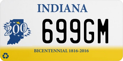 IN license plate 699GM