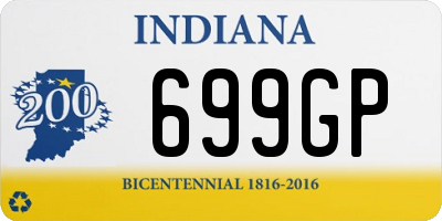 IN license plate 699GP