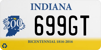 IN license plate 699GT