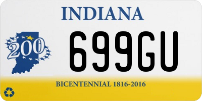 IN license plate 699GU