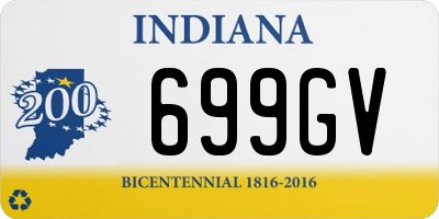 IN license plate 699GV