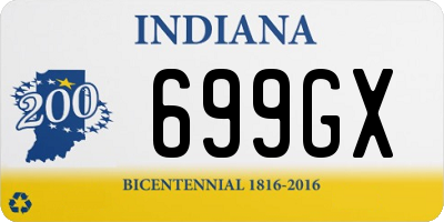 IN license plate 699GX