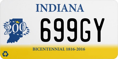 IN license plate 699GY