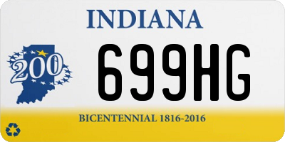 IN license plate 699HG