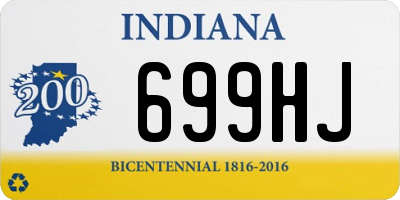 IN license plate 699HJ
