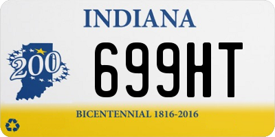 IN license plate 699HT