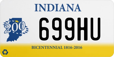 IN license plate 699HU